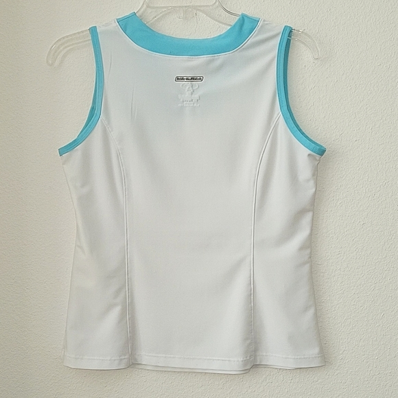 Tennis Apparel skort/top 2 piece set by Balle de Match, XS/S, White/Teal, GUC - Picture 6 of 16